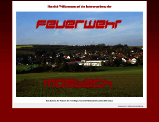feuerwehr-mosbach.com screenshot