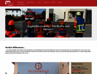 feuerwehr-mosbach.de screenshot