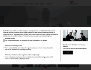 fev-consulting.com screenshot