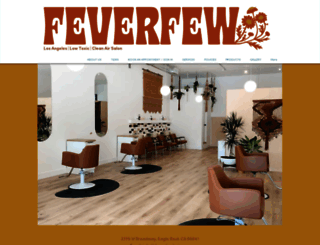 feverfewhair.com screenshot