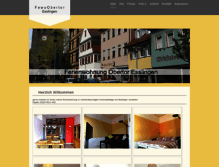 fewo-obertor-esslingen.de screenshot