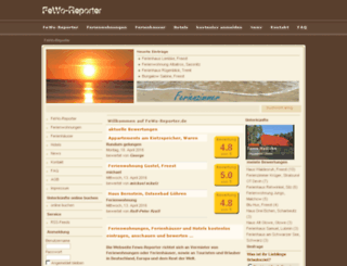 fewo-reporter.de screenshot