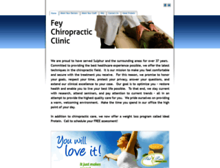 feychiropracticclinic.com screenshot