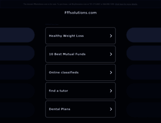 fffsolutions.com screenshot