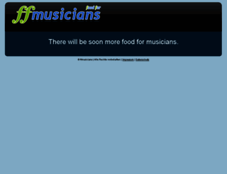 ffmusicians.com screenshot