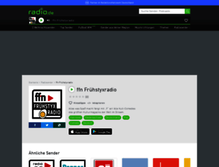 ffncomedy.radio.de screenshot