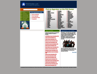 fha-roster.com screenshot