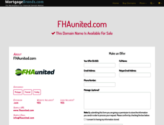 fhaunited.com screenshot