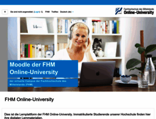 fhm-online-university.de screenshot