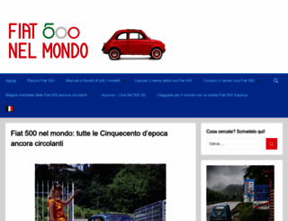 fiat500nelmondo.it screenshot