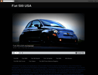 fiat500usa.com screenshot