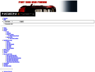fiat500usaforum.com screenshot