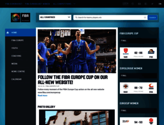 fibaeurope.com screenshot
