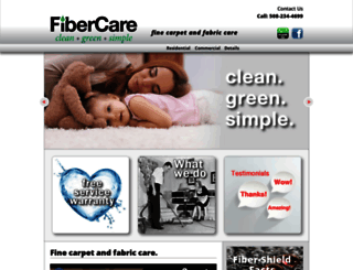 fibercarecleaning.com screenshot