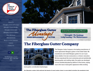 fiberglassgutter.com screenshot