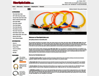 fiberopticcable.com screenshot