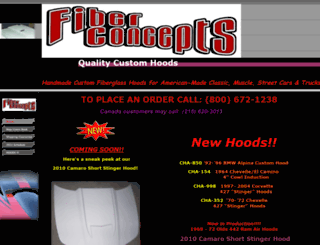 fiberpartsconcepts.com screenshot