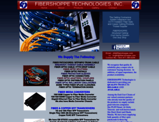 fibershoppe.com screenshot