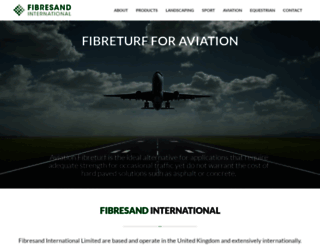 fibresand.com screenshot