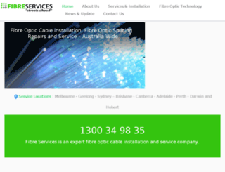fibreservices.com.au screenshot