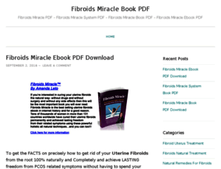 fibroidsmiraclebookpdf.wordpress.com screenshot