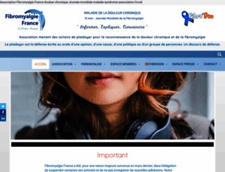 fibromyalgie-france.org screenshot