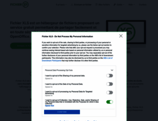 fichier-xls.fr screenshot