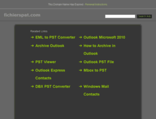 fichierspat.com screenshot