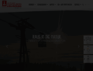 fichtelberg-schwebebahn.de screenshot