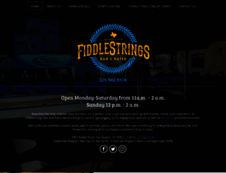 fiddlestringssanangelo.com screenshot