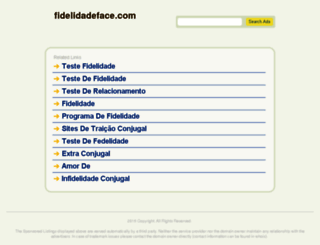 fidelidadeface.com screenshot