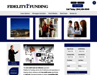 fidelity1stfunding.com screenshot