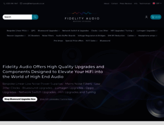 fidelityaudio.co.uk screenshot