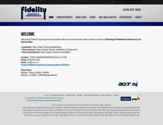 fidelitycomputing.com screenshot