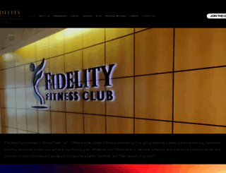 fidelityfitnessclub.com screenshot