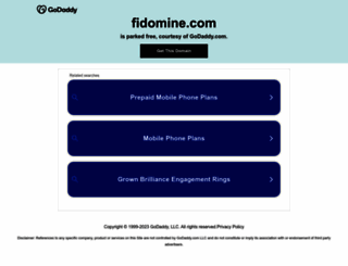 fidomine.com screenshot