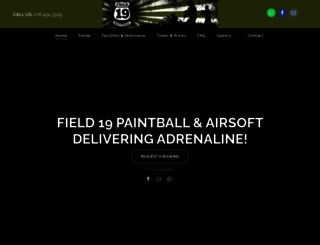 field19paintball.co.za screenshot