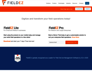 fieldez.com screenshot
