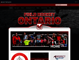 fieldhockeyontario.com screenshot