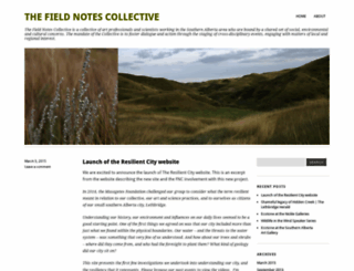 fieldnotescollective.wordpress.com screenshot