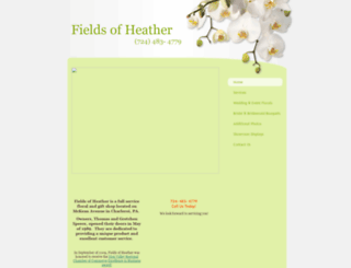 fieldsofheatherfloral.com screenshot