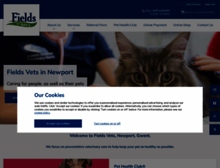 fieldsvets.co.uk screenshot