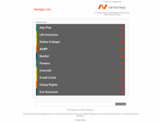 fiestapp.com screenshot
