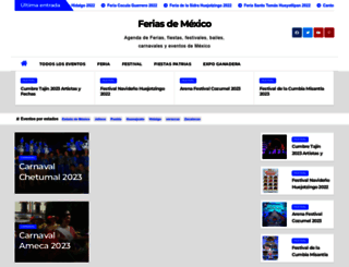 fiestasdemexico.com screenshot