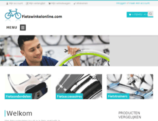 fietswinkelonline.com screenshot