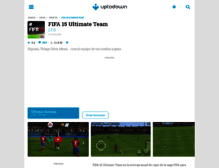 fifa-15-ultimate-team.uptodown.com screenshot