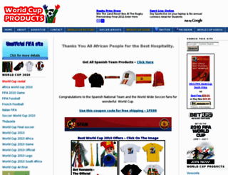 fifa2010products.com screenshot