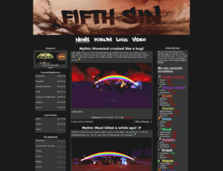 fifth-sin.com screenshot