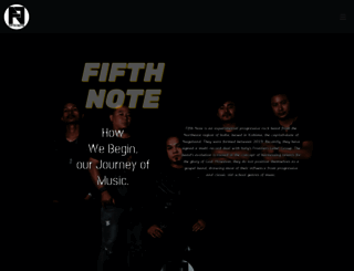 fifthnote.in screenshot