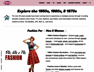 fiftiesweb.com screenshot